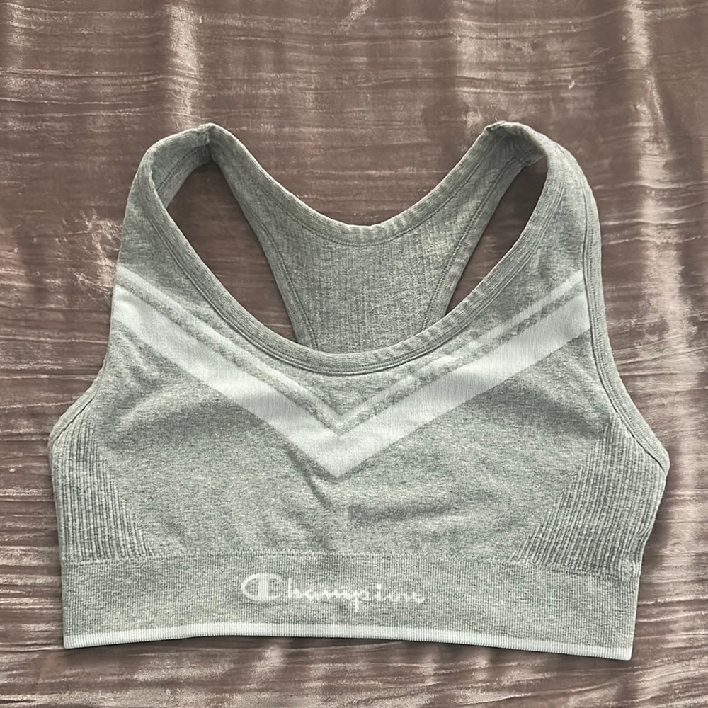 Champion Women's Gray Sports Bra